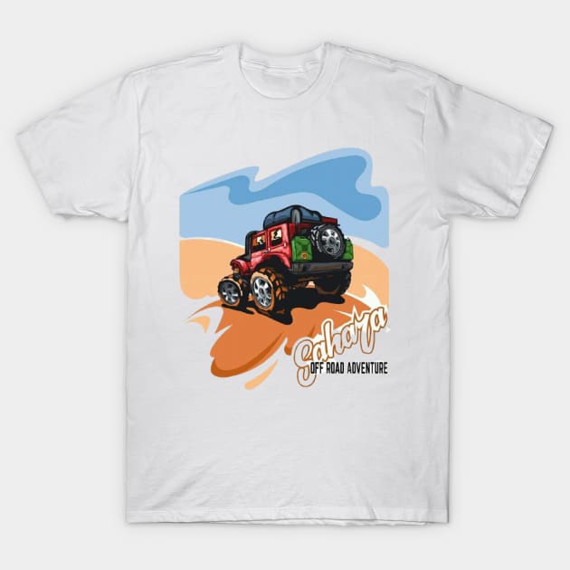 Off road adventure T-Shirt by Ferawela store